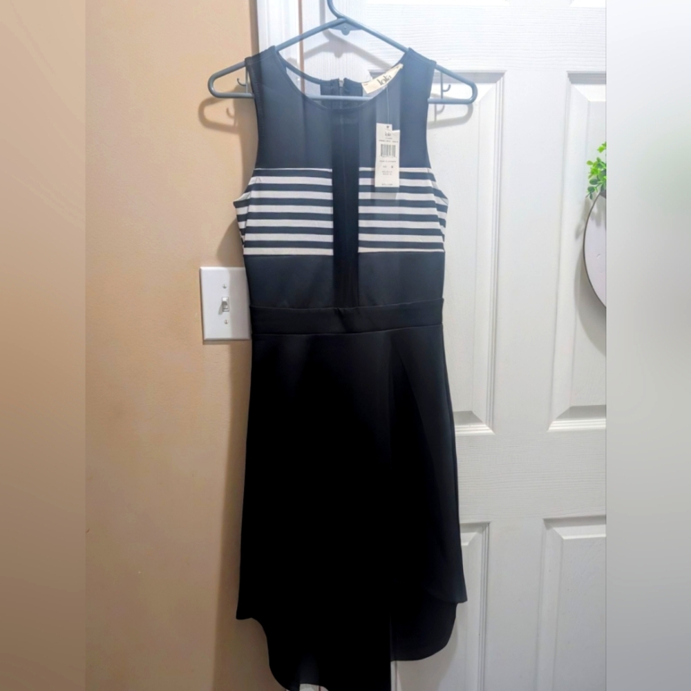 Black and white dress